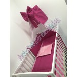 Babaágynemű szett - pink