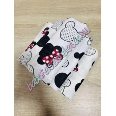 Prémium textil pelenka - piros minnie fejes