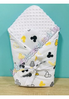 Pihe-puha pólya - sárga mickey fejes