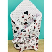 Pihe-puha pólya - piros kicsi minnie fejes