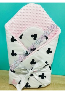 Pihe-puha pólya - rózsaszín mickey Pihe-puha pólya - rózsaszín mickey