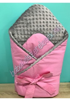 Pihe-puha pólya - rózsaszín-szürke