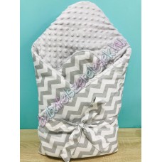 Pihe-puha pólya - szürke chevron