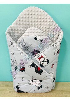 Pihe-puha pólya - szürke kutyás