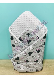 Pihe-puha pólya - szürke minnie fejes