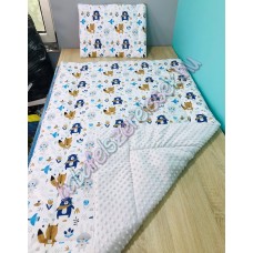 Bézs állatos prémium ágynemű 