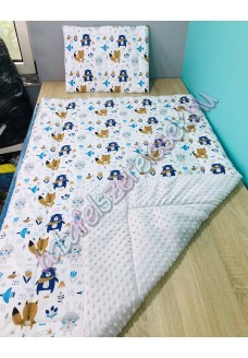 Bézs állatos prémium ágynemű 