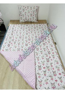 fehér balerina nyuszis prémium ágynemű fehér balerina nyuszis prémium ágynemű