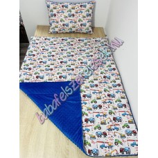 Fehér dömperes prémium ágynemű 