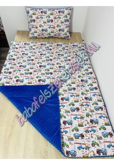 Fehér dömperes prémium ágynemű 