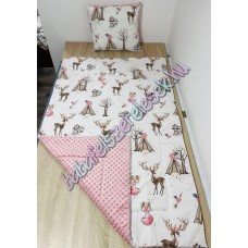 Mályva őzikés prémium ágynemű 