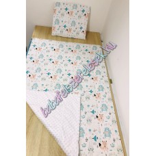 Pasztell állatos prémium ágynemű 