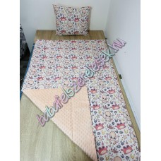 Rózsaszín polipos prémium ágynemű 