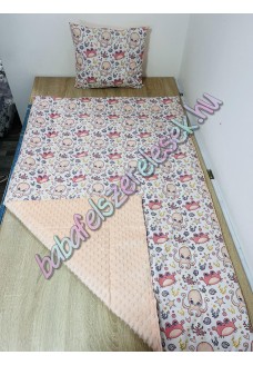 Rózsaszín polipos prémium ágynemű 