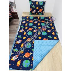 Sötét bolygós prémium ágynemű 