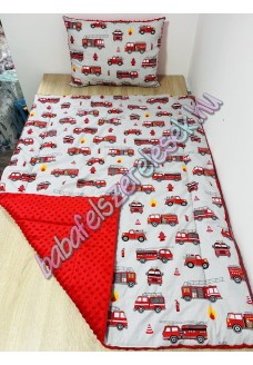 Szürke tűzoltós prémium ágynemű 