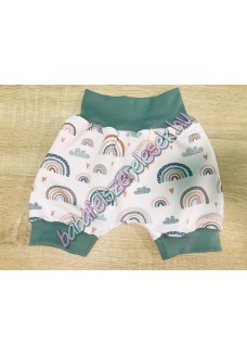 Rövidnadrág - pasztell-zsálya szivárványos Rövidnadrág - pasztell-zsálya szivárványos