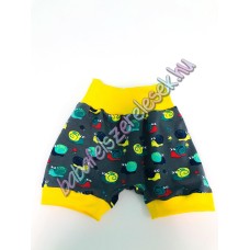 Rövidnadrág - sárga csigás