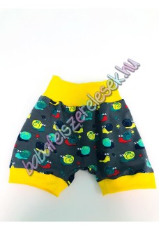 Rövidnadrág - sárga csigás