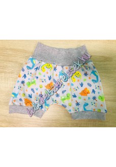 Rövidnadrág - szürke dínós