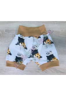 Rövidnadrág - vörös cicás