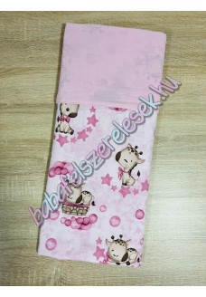 Rózsaszín álom zsiráfos nyári dupla géz takaró Rózsaszín álom zsiráfos nyári dupla géz takaró