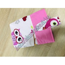 Rózsaszín baglyos csatos pelenkatároló Rózsaszín baglyos csatos pelenkatároló