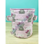 Rózsaszín girl textil tárolók