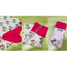 Rózsaszín girl nyári dupla géz takaró