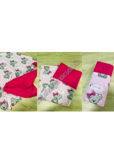 Rózsaszín girl nyári dupla géz takaró