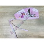 Műtős sapka - rózsaszín gólyás