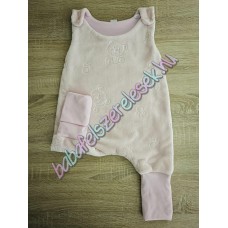 Kamáslis világos rózsaszín macis tipegő hálózsák