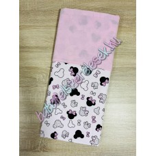 Rózsaszín minnie fejes nyári dupla géz takaró Rózsaszín minnie fejes nyári dupla géz takaró