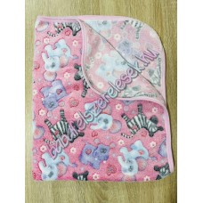Rózsaszín zebrás-elefántos - pihe-puha pléd Rózsaszín zebrás-elefántos - pihe-puha pléd