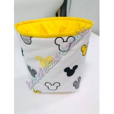 Sárga mickey textil tárolók Sárga mickey textil tárolók