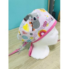 Műtős sapka - Színes koala macis