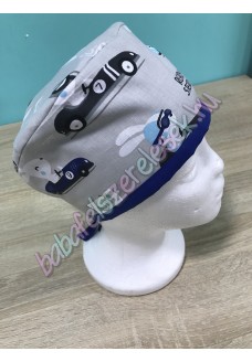 Műtős sapka - szürke kocsis nyuszis Műtős sapka - szürke kocsis nyuszis