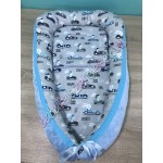 Babaágynemű szett - szürke kocsis nyuszis Babaágynemű szett - szürke kocsis nyuszis