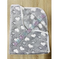 Szürke mancsos - pihe-puha pléd