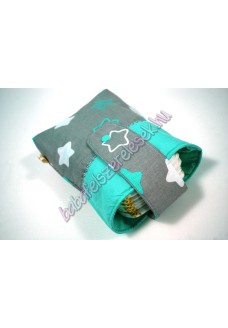 Szürke-menta csillagos csatos pelenkatároló Szürke-menta csillagos csatos pelenkatároló