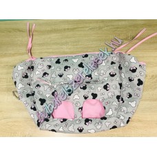 Szürke minnie fejes bevásárlókocsi huzat Szürke minnie fejes bevásárlókocsi huzat