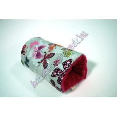 szürke színes pillangós pihe-puha szoptatós karpárna