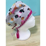 Orvosi-Nővérke tunika - szürke tacskós