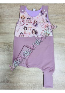 Kombinált púder-rózsaszín sellő lányos prémium hálózsák