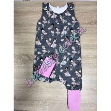 Tavaszi hálózsák - szürke-rózsaszín balettos