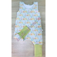 80-as tavaszi hálózsák - zöld dinoszauruszos