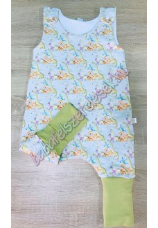 80-as tavaszi hálózsák - zöld dinoszauruszos