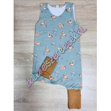 Zsálya őzikés prémium hálózsák