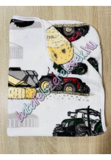 70X90 Traktoros - pihe-puha pléd