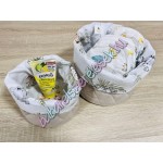 Exkluzív velvet babaágynemű szett - szafari állatos Exkluzív velvet babaágynemű szett - szafari állatos